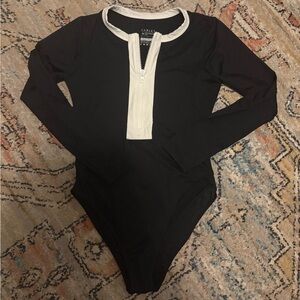 Black and White Varley Veltar Swimsuit